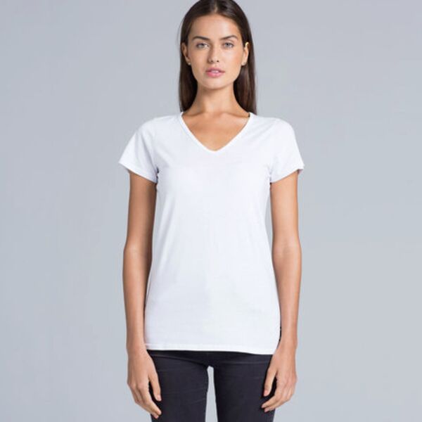 Womens Bevel V-Neck Tee Thumbnail