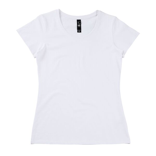 Womens Promo White T Shirt Thumbnail