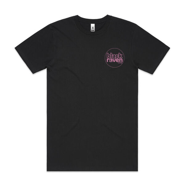 Standard Black Raven Pink Tee Thumbnail